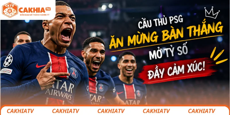 PSG đánh bại Bayern Munich: Trận cầu như phim hành động 1 Cầu thủ PSG ăn mừng bàn thắng mở tỷ số đầy cảm xúc